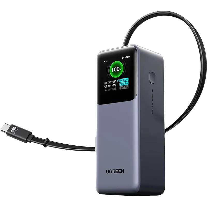 UGREEN PB726 20000mAh 165W Laptop Portable Power Bank (with a Retractable Cable 1 Mascom International.webp